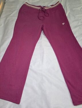 PINK Victoria's Secret Ivy Fleece Flare High Rise Classic Fit Sweatpants- XL NWT